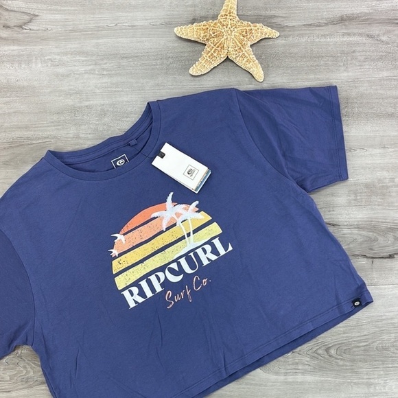 🔆RIP CURL🔆 SAYULITA SUNRISE CROP TEE - Picture 12 of 13